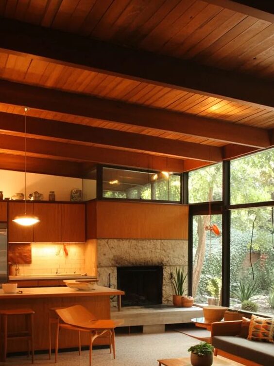 salas mid-century e terrazzo italiano
