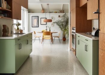Inspirações para Cozinhas: o Terrazzo como protagonista no coração da casa