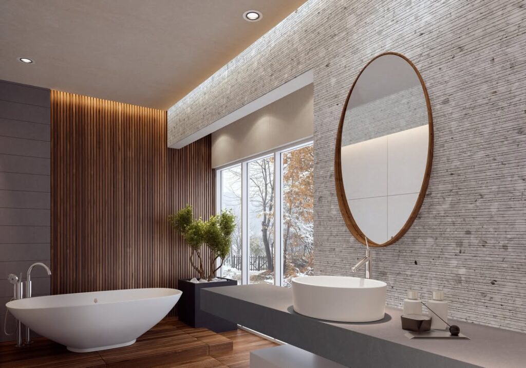 Revestimento em relevo: a tendência que transforma paredes e superfícies verticais, Terrazzo